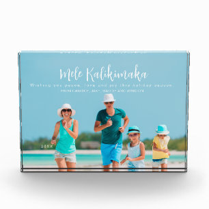 Mele Kalikimaka Photo Christmas Block