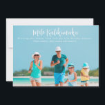 Mele Kalikimaka Photo Christmas  Holiday Card<br><div class="desc">Mele Kalikimaka Christmas Photo Holiday Card.</div>