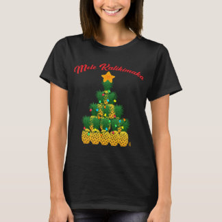 Mele Kalikimaka Pineapple Christmas Tree   T-Shirt