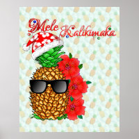 Mele Kalikimaka Pineapple