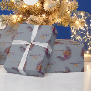 Mele Kalikimaka Plum, Sugar Plum Wrapping Paper
