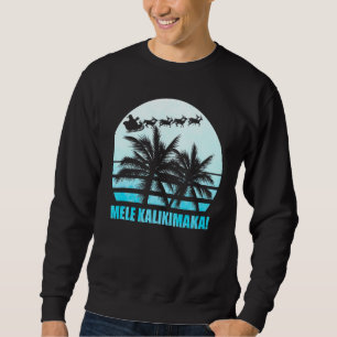 Mele Kalikimaka Retro Hawaiian Christmas Family Va Sweatshirt