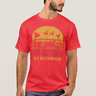 Mele Kalikimaka Retro Hawaiian Christmas Family Va T-Shirt