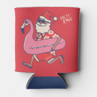 Mele Kalikimaka Santa Flamingo Christmas Getaway