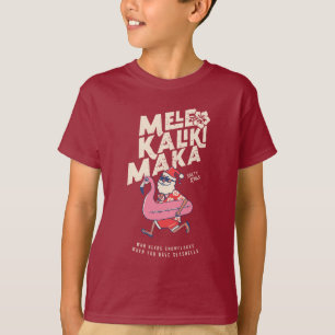 Mele Kalikimaka Santa Flamingo Christmas Getaway T T-Shirt