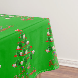 Mele Kalikimaka Sea Turtles Tablecloth