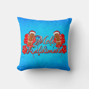 Mele Kalikimaka Tiki Cushion