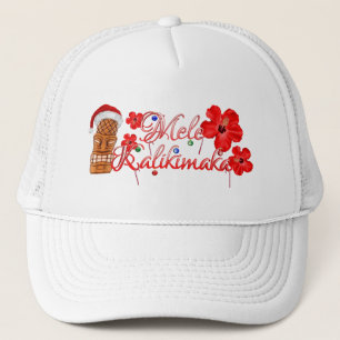 Mele Kalikimaka Tiki Trucker Hat