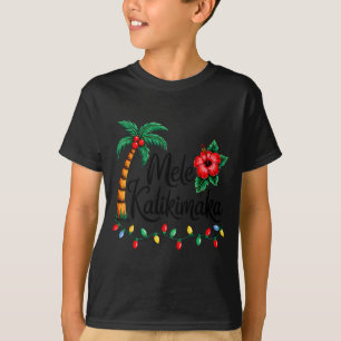 Mele Kalikimaka Trocal Christmas Hawaiian Xmas Fam T-Shirt