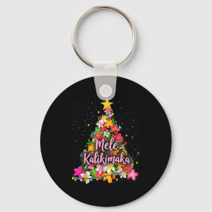 Mele Kalikimaka Trocal Christmas Hawaiian Xmas  Key Ring
