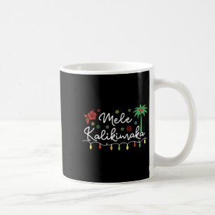 Mele Kalikimaka Trocal Holiday Palm Tree Xmas Hawa Coffee Mug