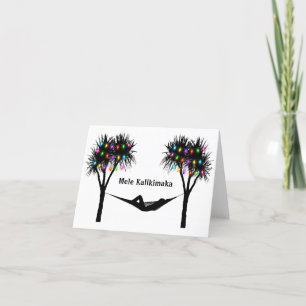 Mele Kalikimaka Tropical Christmas Holiday Card