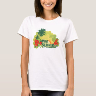 Mele Kalikimaka Tropical Island Hawaiian Christmas T-Shirt
