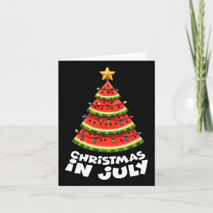 Mele Kalikimaka Water Melon Xmas Tree Christmas In Card
