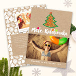 Mele Kalimaka Hibiscus Christmas Tree Kraft Photo Holiday Card<br><div class="desc">Designed by fat*fa*tin. Easy to customise with your own text,  photo or image. For custom requests,  please contact fat*fa*tin directly. Custom charges apply.

www.zazzle.com/fat_fa_tin
www.zazzle.com/color_therapy
www.zazzle.com/fatfatin_blue_knot
www.zazzle.com/fatfatin_red_knot
www.zazzle.com/fatfatin_mini_me
www.zazzle.com/fatfatin_box
www.zazzle.com/fatfatin_design
www.zazzle.com/fatfatin_ink</div>