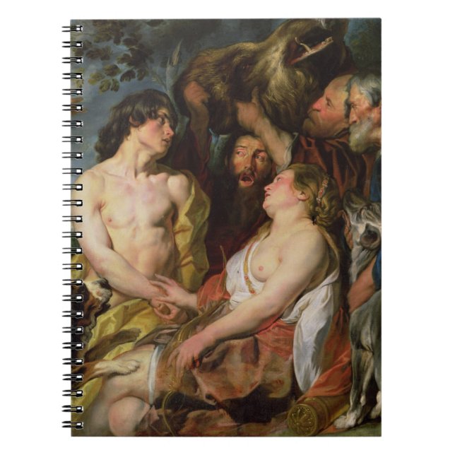 Meleager and Atalanta (oil on canvas) Notebook (Front)
