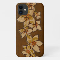 Melia Hawaiian Plumeria Faux Wood