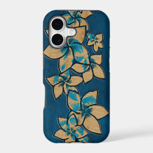 Melia Hawaiian Plumeria Faux Wood iPhone 5 Case