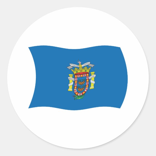 Melilla Flag Sticker (Front)