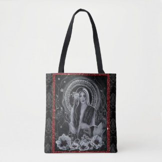 Melinoe goddess dog raven by Renee Lavoie Tote Bag