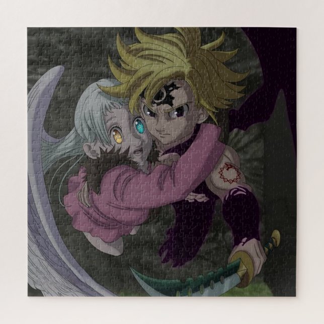 Meliodas and Elizabeth Jigsaw Puzzle (Vertical)