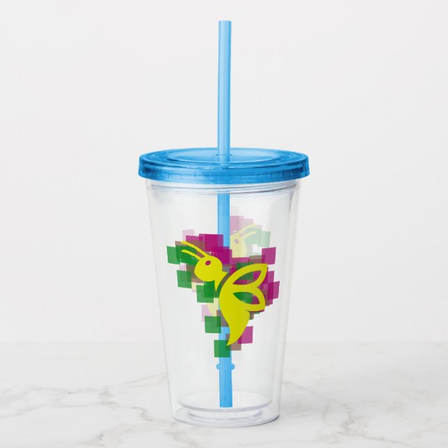 Melissa  acrylic tumbler (Front)