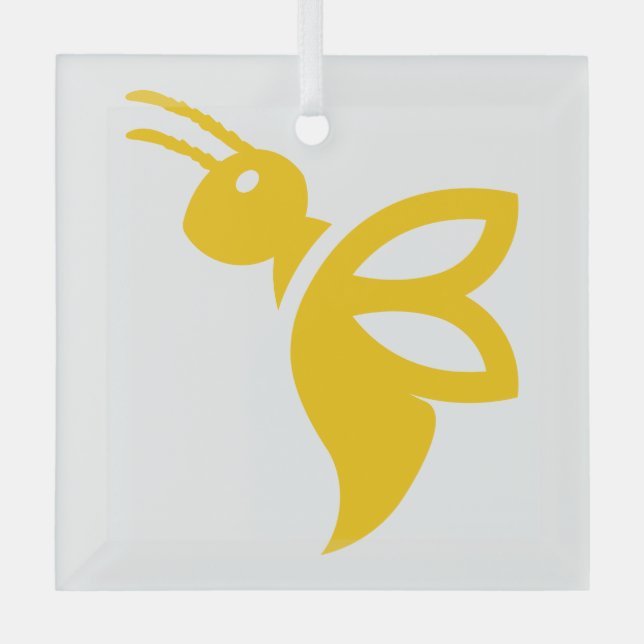 Melissa Glass Tree Decoration (Front)