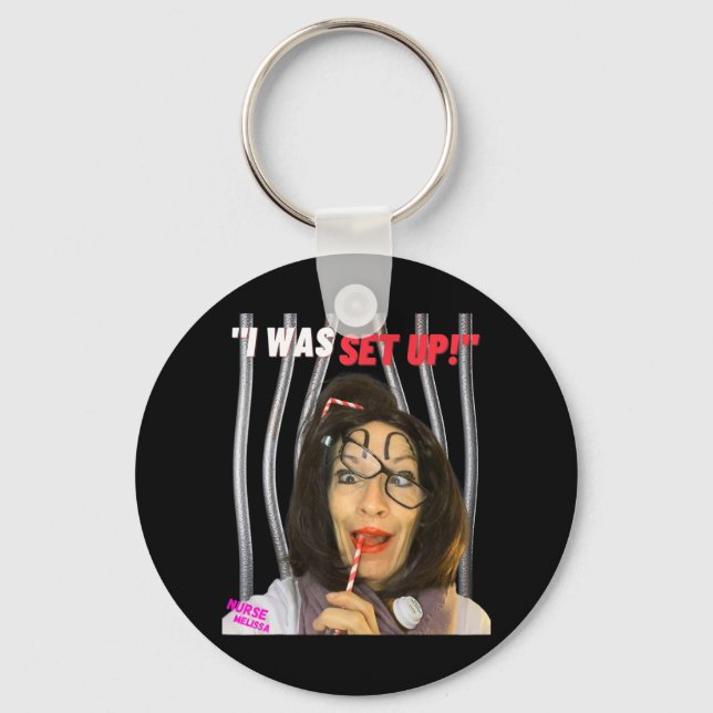 Melissa Line Help Support A Small Creator!#NurseMe Key Ring (Front)