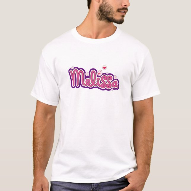 Melissa Name Personalised T-Shirt (Front)