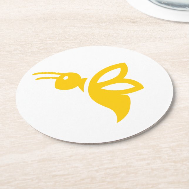 Melissa Round Paper Coaster (Angled)