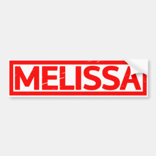 Melissa Stamp Bumper Sticker