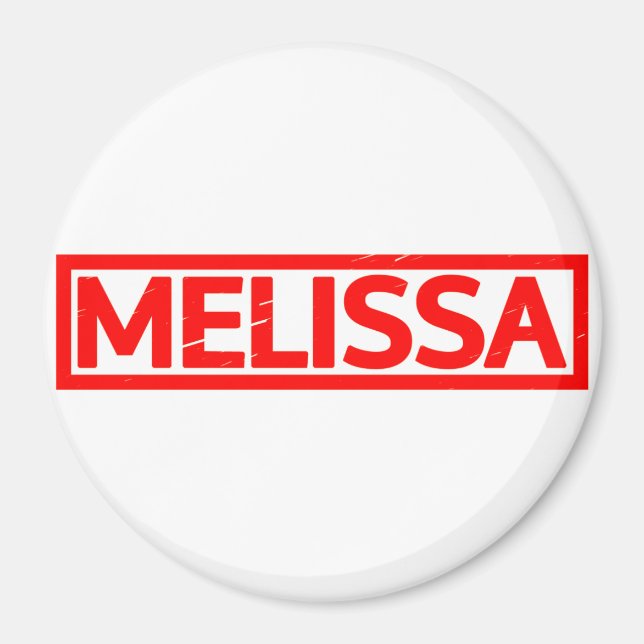 Melissa Stamp Magnet (Front)