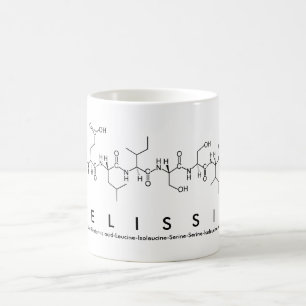 Melissia peptide name mug