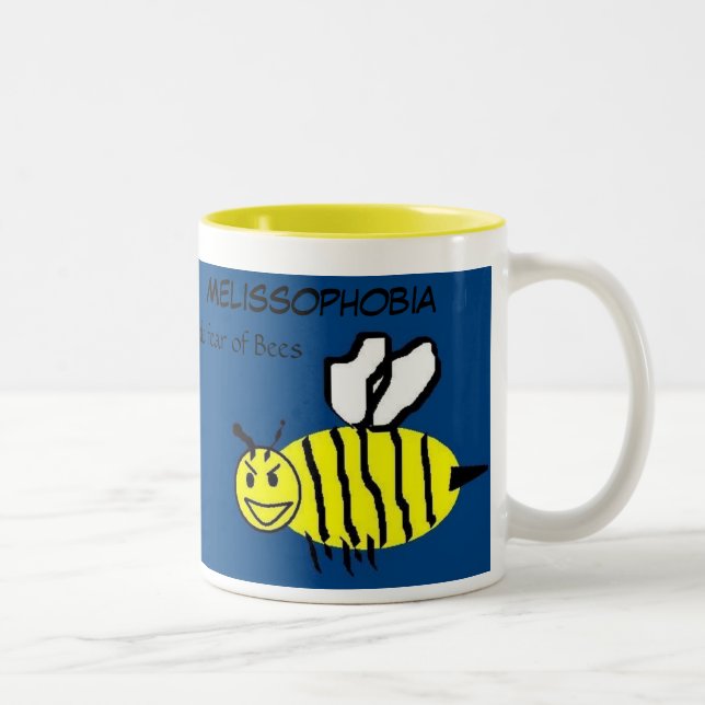 Melissophobia Two-Tone Coffee Mug (Right)