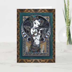 "Melita" Gothic Tribal Fusion Dancer Art Card
