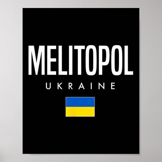 Melitopol Ukraine  Poster (Front)