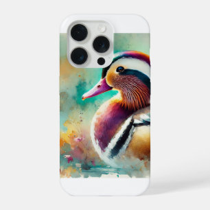 Mellers Duck 160724AREF233 - Watercolor iPhone 15 Pro Case