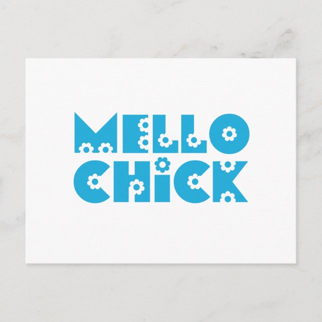 Mello Chick Postcard (Front)