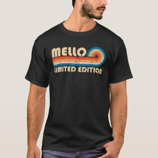 MELLO Surname Retro Vintage 80s 90s Birthday Reuni T-Shirt