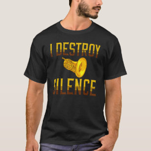 Mellophone Instrument Music Player Beginner Lesson T-Shirt