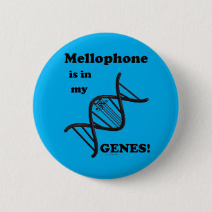 Mellophone Is In My Genes 6 Cm Round Badge