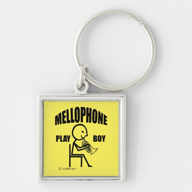 Mellophone Play Boy Key Ring (Front)