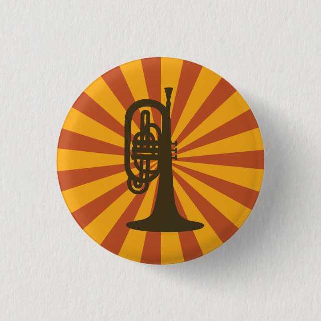 Mellophone Starburst Button (Front)