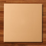 Mellow Apricot Solid Colour Ceramic Tile<br><div class="desc">Mellow Apricot Solid Colour</div>