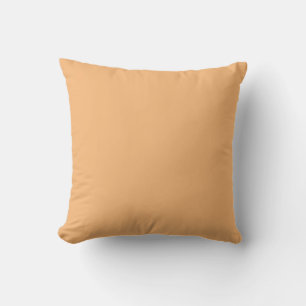 Mellow Apricot Solid Colour Cushion