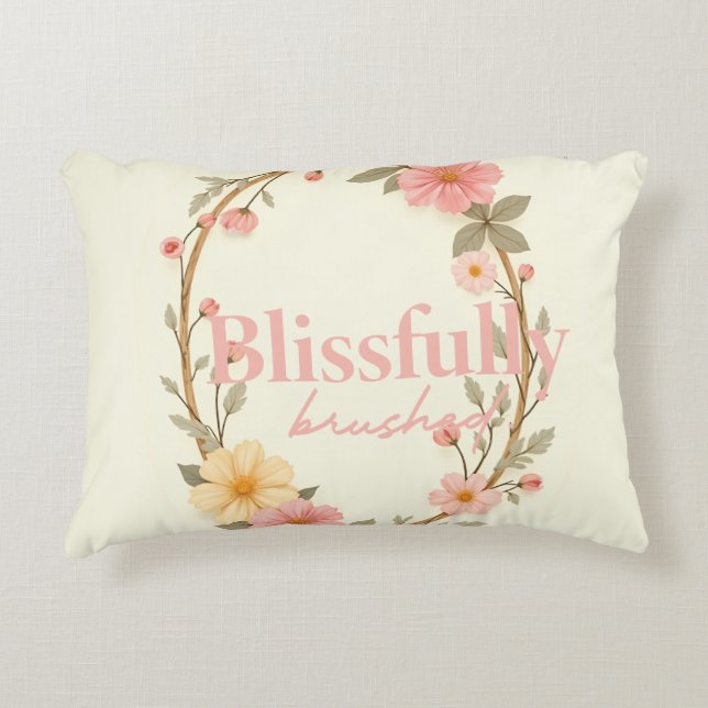 Mellow Blooms Decorative Cushion (Front)
