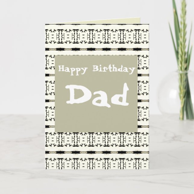 Mellow Light Yellow Birthday Card (Front)