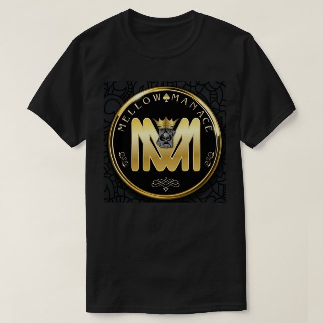 Mellow Man Ace - Logo - Black T-Shirt (Design Front)