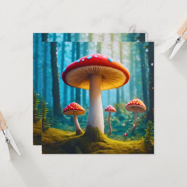 Mellow Mushroom Invitation (Front/Back In Situ)