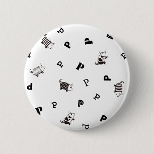 Mellow Pig Can Badge